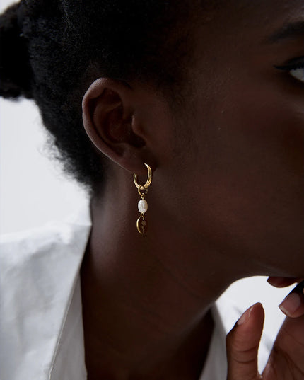 Pearl on the Vine Earrings