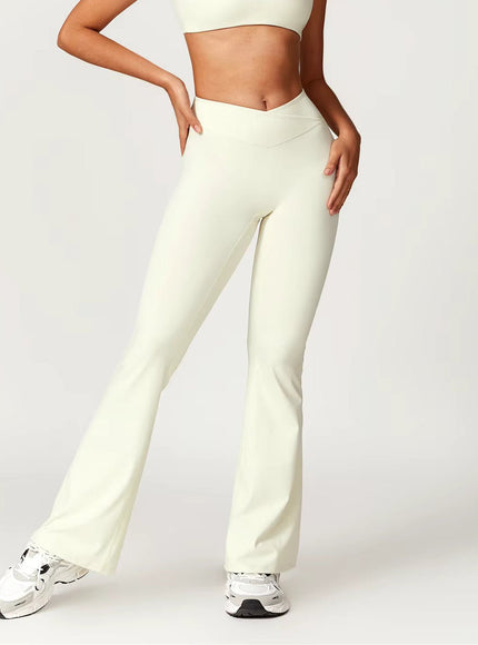 Two-Piece Crop Top and Flare Pant Set