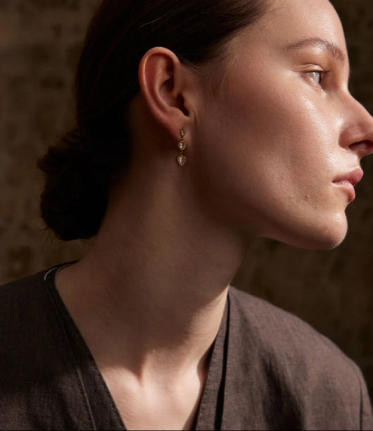 Trinity of Hearts Earrings