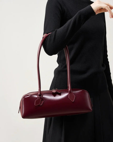 The Margaux Leather Baguette Bag