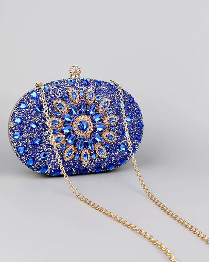 Infinity Gemstone Evening Clutch