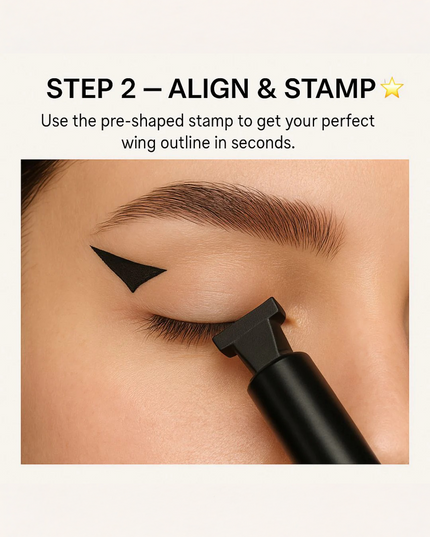 Cat Eye 2 in 1 Wing Stamp Eyeliner