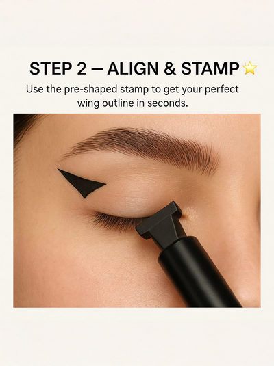 Cat Eye 2 in 1 Wing Stamp Eyeliner