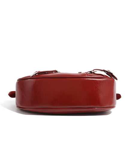 Kaida Buckle Hobo Crescent Bag