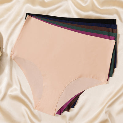 High-Waisted Seamless No-Show Underwear