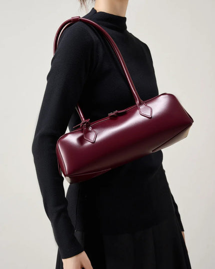 The Margaux Leather Baguette Bag