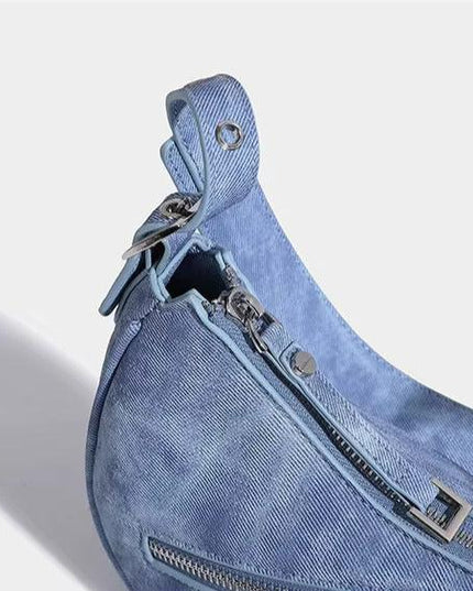 Kaida Buckle Hobo Crescent Bag