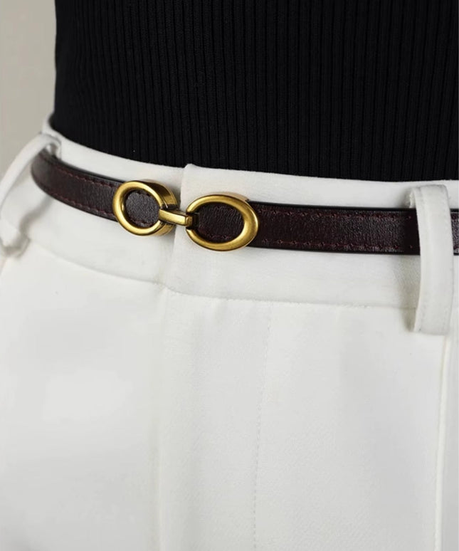 The Gabrielle Adjustable Leather Belt