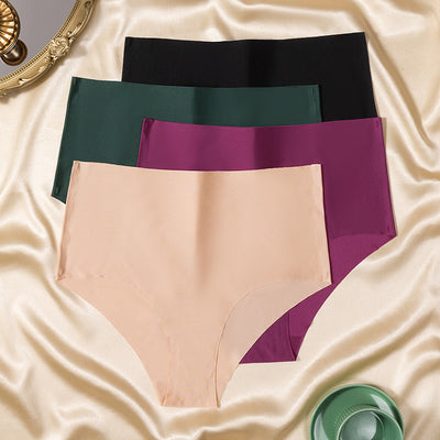 High-Waisted Seamless No-Show Underwear