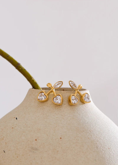 Cherry Enchanté Studs