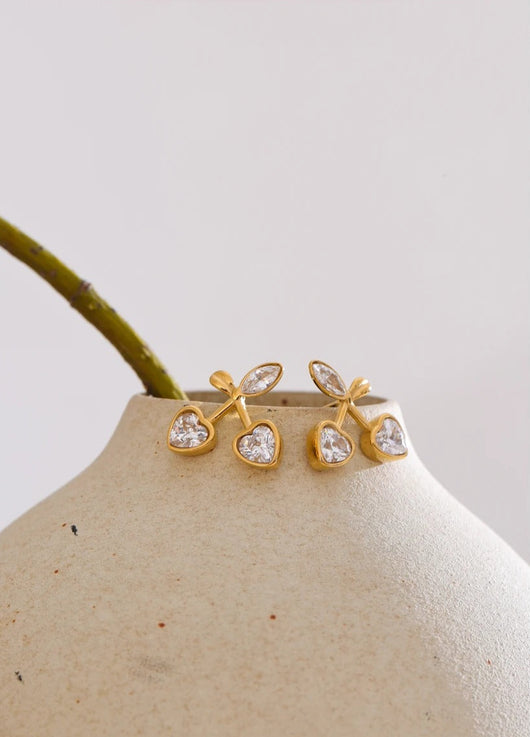 Cherry Enchanté Studs