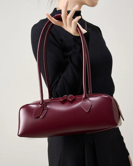 The Margaux Leather Baguette Bag