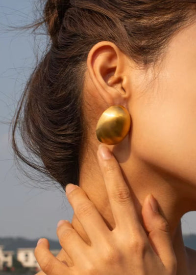 Amore D’Oro Dome Earrings