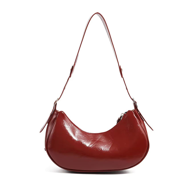 Kaida Buckle Hobo Crescent Bag