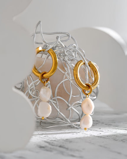 Tears of the Sea Pearl Earrings