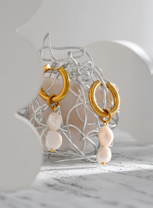 Tears of the Sea Pearl Earrings