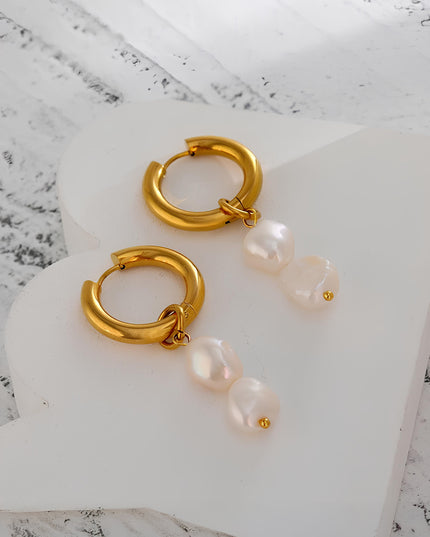 Tears of the Sea Pearl Earrings