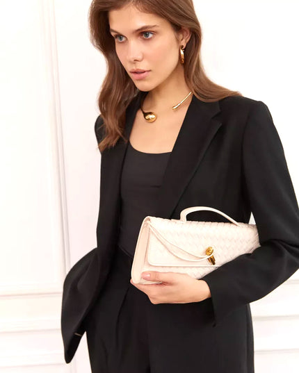 The Tessuta Woven Clutch Bag
