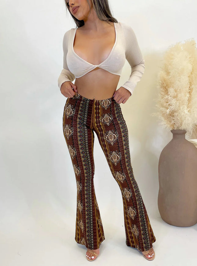 High-Waisted Vintage Flared Forbidden Pants