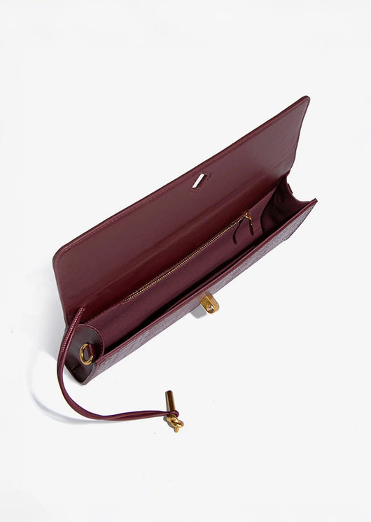 Serpentine Clutch Shoulder Bag