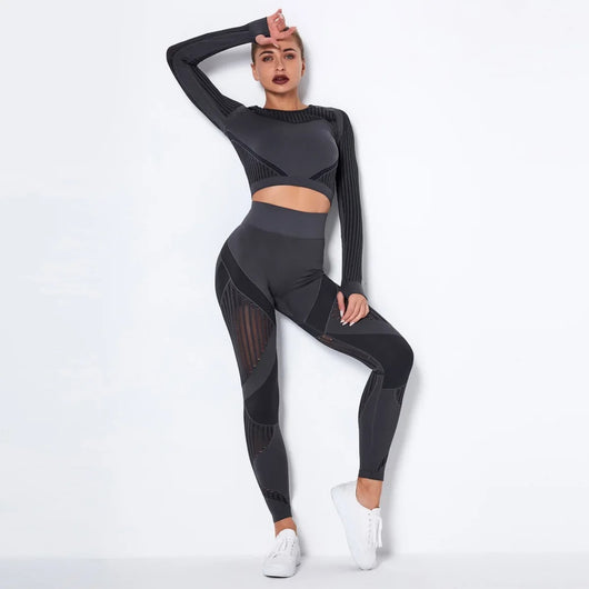 Meshed Support Active Crop Top