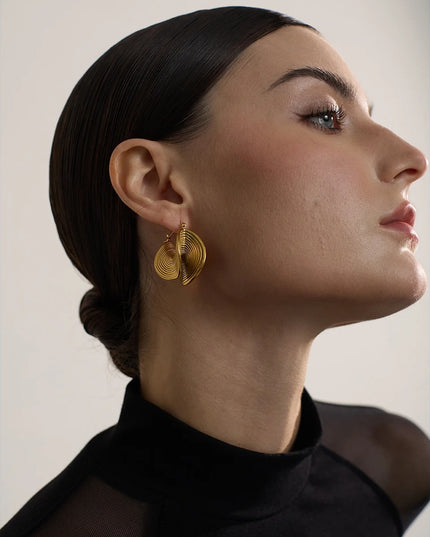 Spiral Flow Earrings
