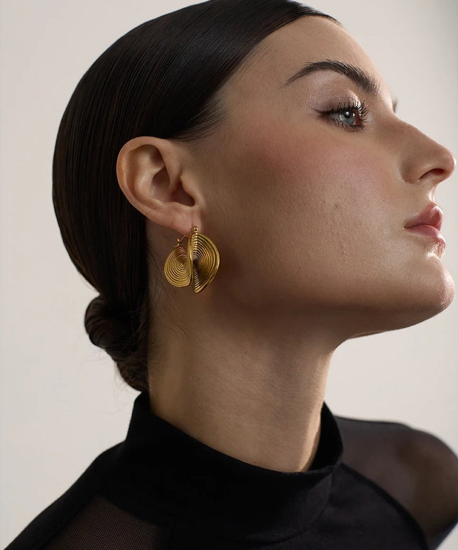 Spiral Flow Earrings