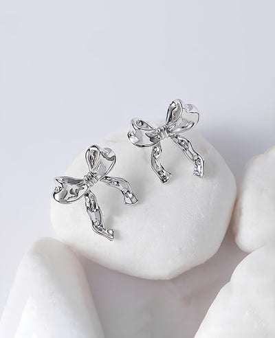 Ribbon Bow Earrings