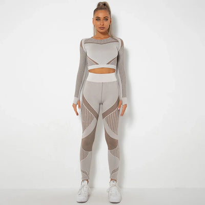 Meshed Support Active Crop Top