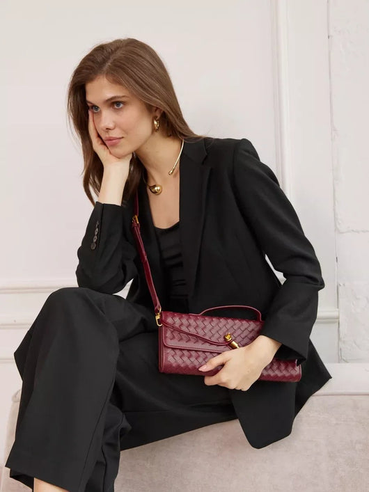 The Tessuta Woven Clutch Bag