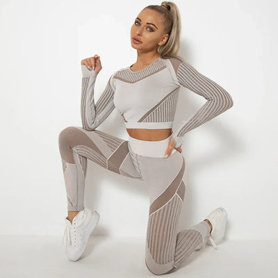 Meshed Support Active Crop Top