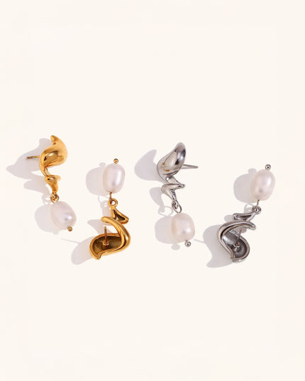 A Pearl Ignited Earrings