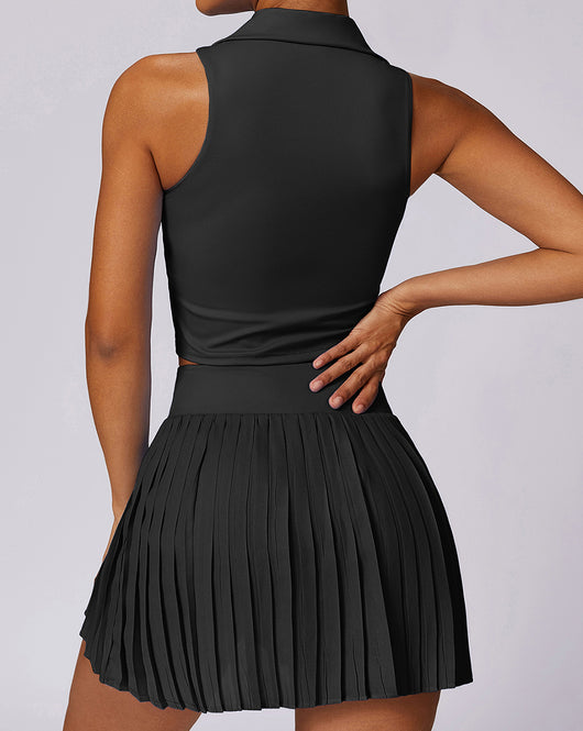 Cropped Polo Top