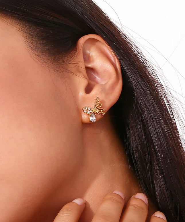 Wings of Grace Butterfly Studs