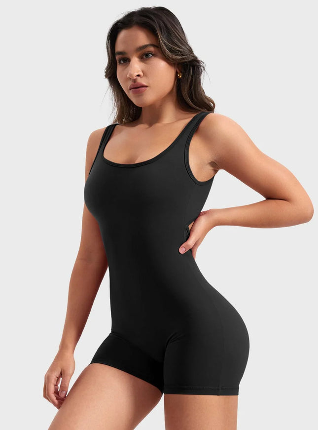 V-Back Butt-lift Romper