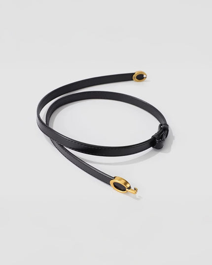 The Gabrielle Adjustable Leather Belt
