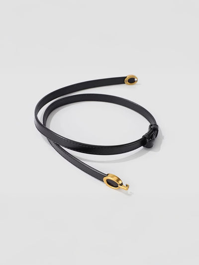 The Gabrielle Adjustable Leather Belt