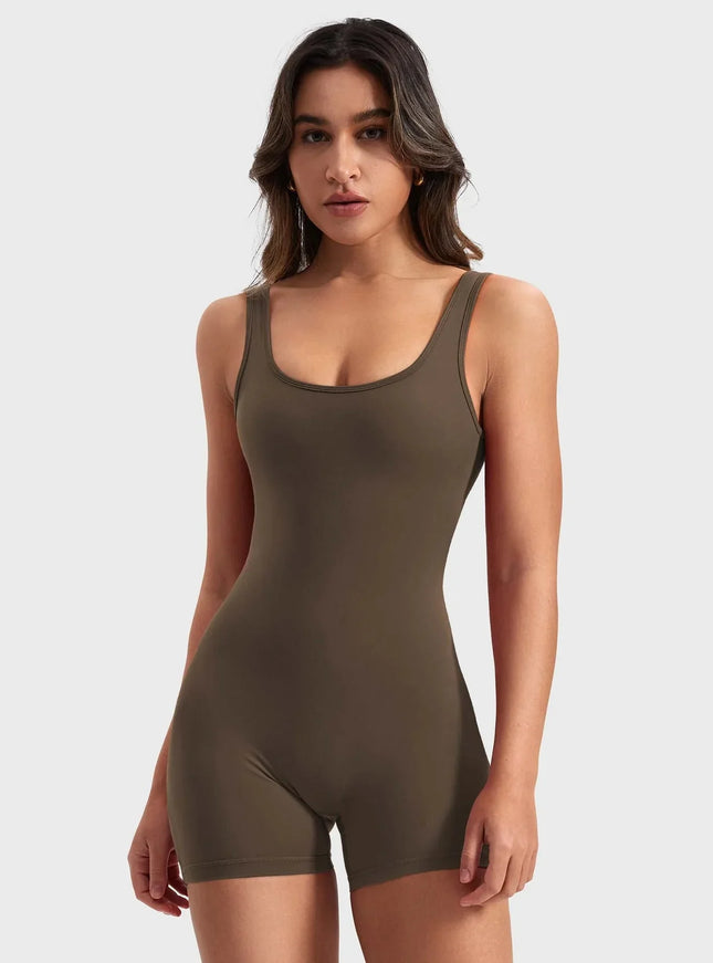 V-Back Butt-lift Romper