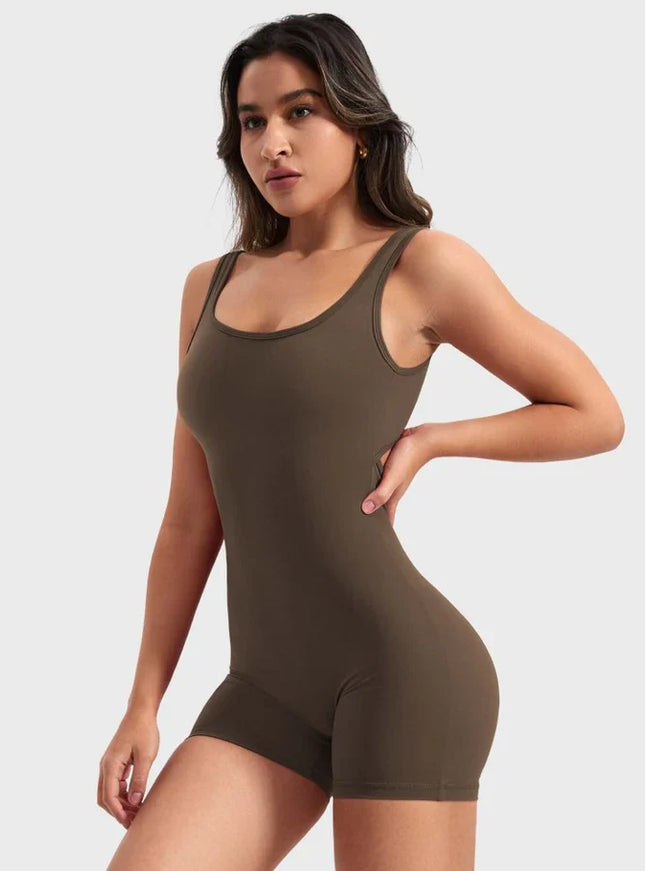 V-Back Butt-lift Romper