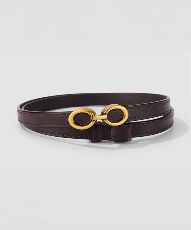 The Gabrielle Adjustable Leather Belt