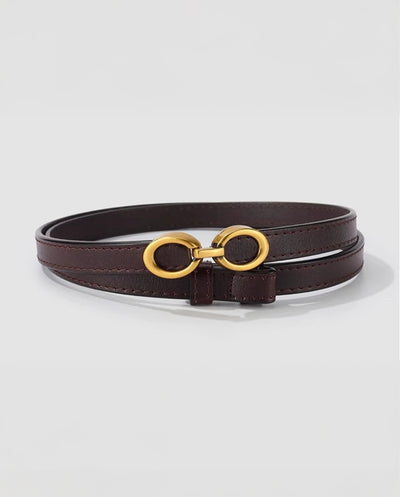 The Gabrielle Adjustable Leather Belt