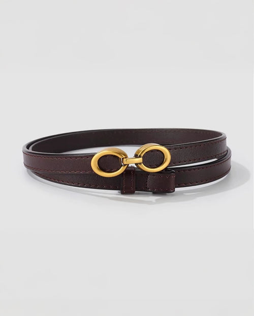 The Gabrielle Adjustable Leather Belt