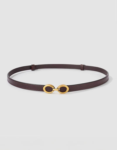 The Gabrielle Adjustable Leather Belt