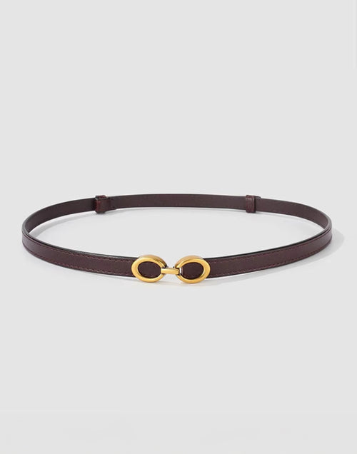 The Gabrielle Adjustable Leather Belt