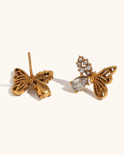 Wings of Grace Butterfly Studs