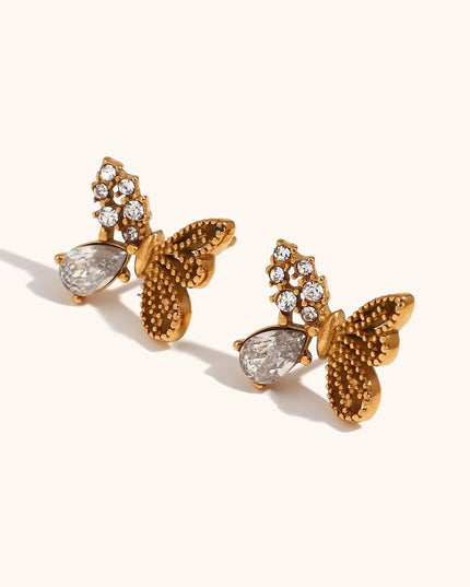 Wings of Grace Butterfly Studs