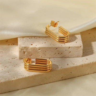 Bellissima U-Hoop Earrings
