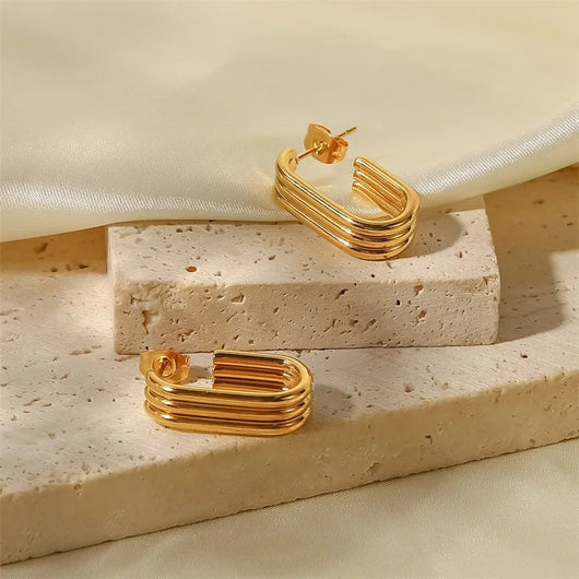 Bellissima U-Hoop Earrings
