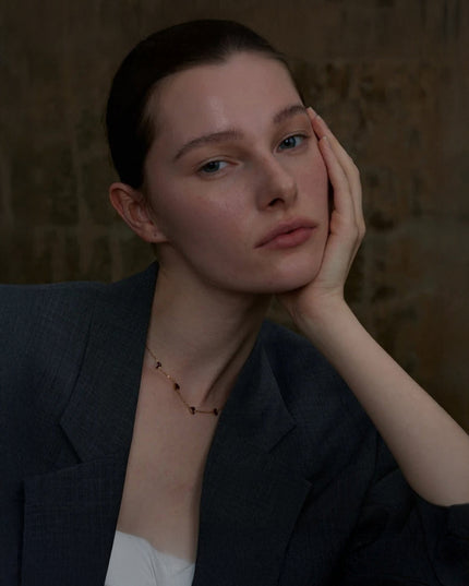 The Scarlet Heartline Necklace