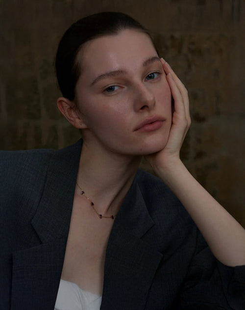 The Scarlet Heartline Necklace